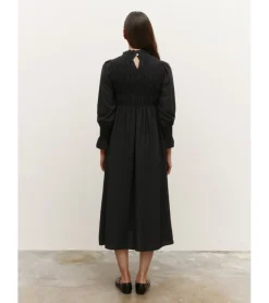 VESTIDO MANGA LARGA FRUNCES