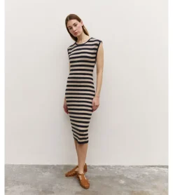 VESTIDO PUNTO RAYAS