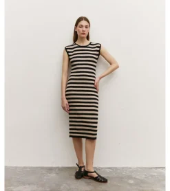 VESTIDO PUNTO RAYAS