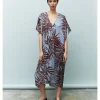 VESTIDO TÚNICA HOJAS