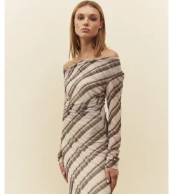 VESTIDO TUL DRAPEADO