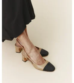 ZAPATO TACÓN BICOLOR